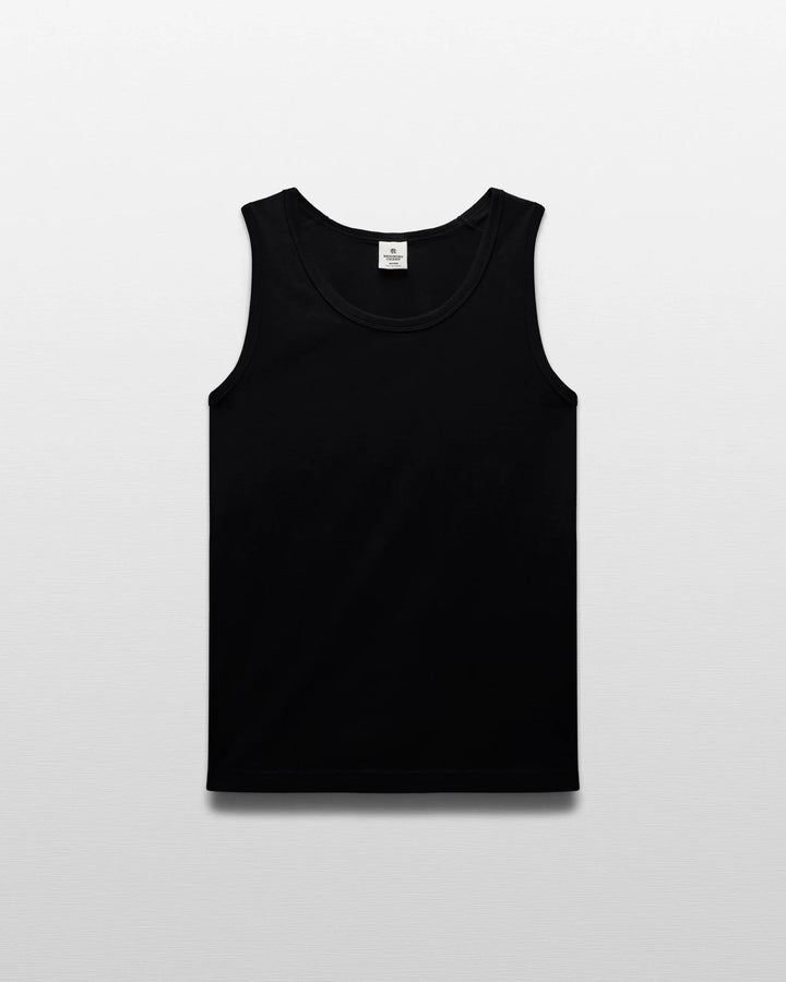 Reigning Champ Lightweight Jersey Standard Tank Top - Black