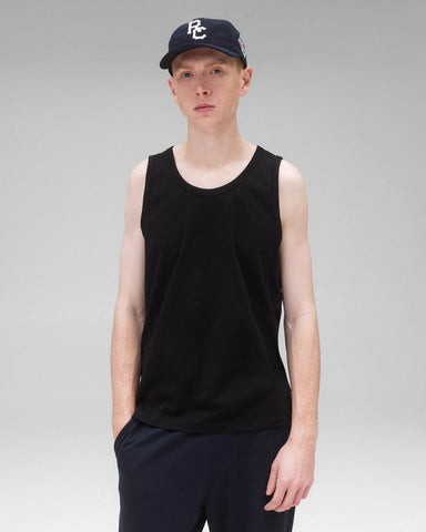 Reigning Champ Lightweight Jersey Standard Tank Top - Black