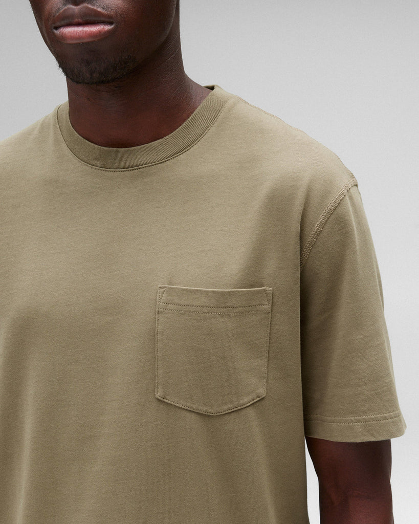 Reigning Champ Midweight Jersey Standard Pocket T-Shirt - Cypress