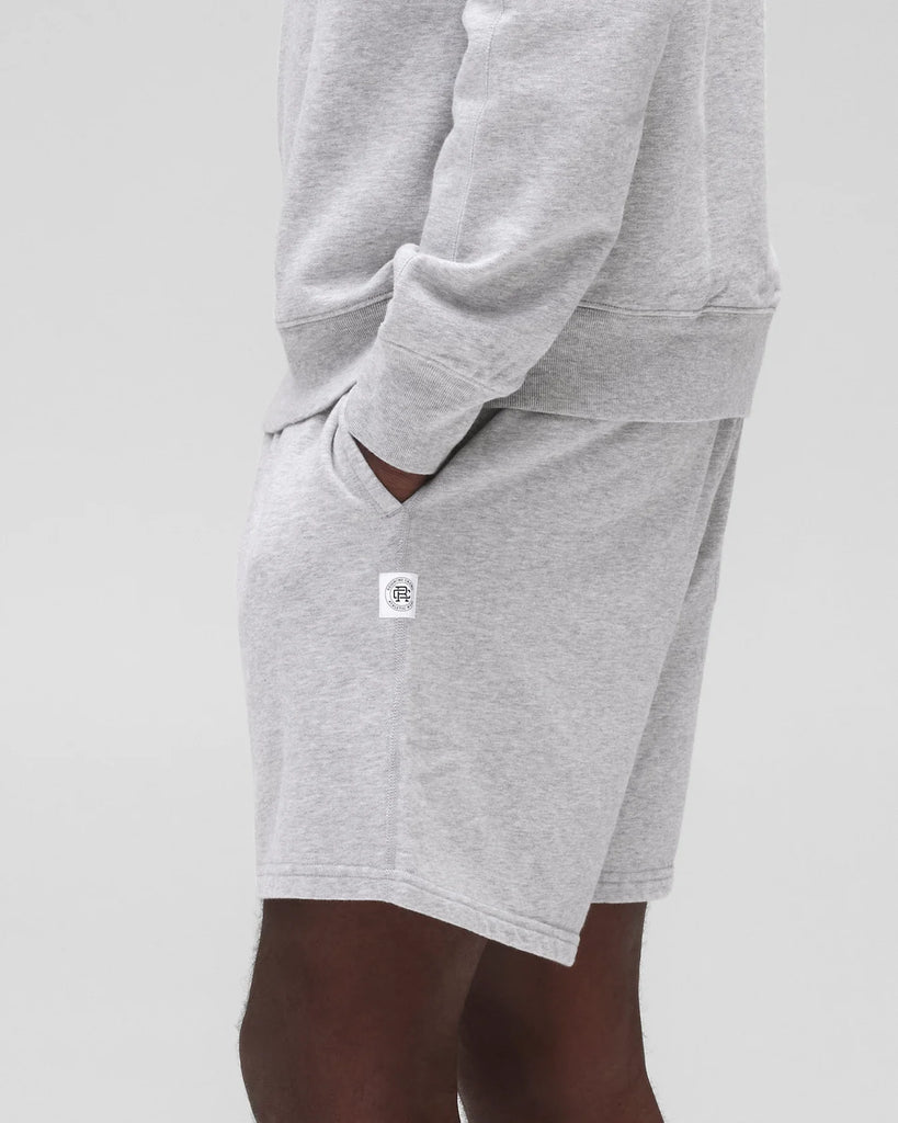 Reigning Champ Lightweight Terry Standard Sweatshort 6" - Heather Grey