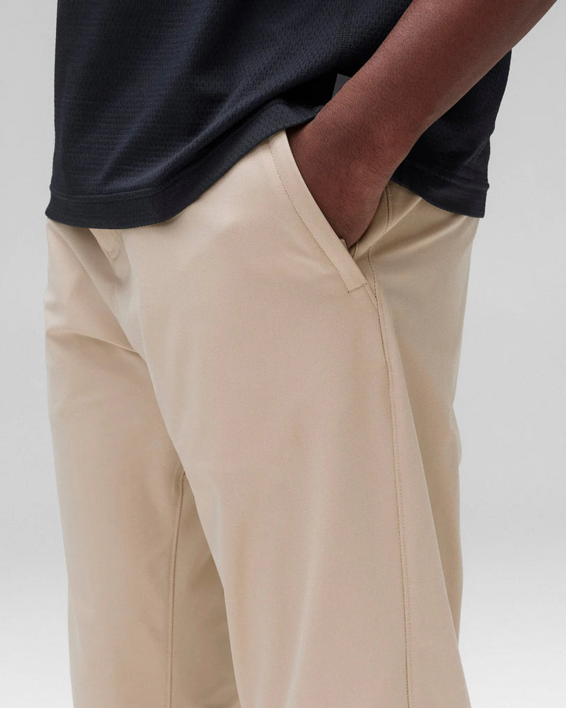 Reigning Champ Strech Warp Knit Coach's Slim Pant - Desert