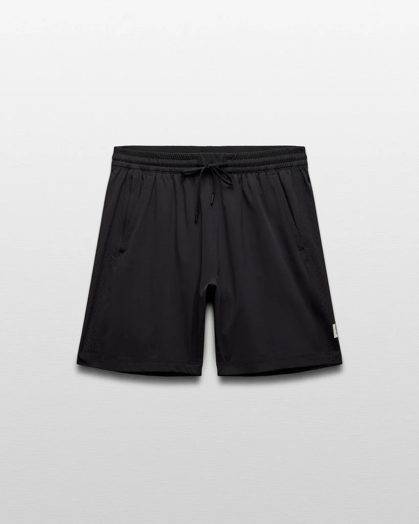 Reigning Champ 4-Way Stretch Nylon Standard Training Short 7” - Black
