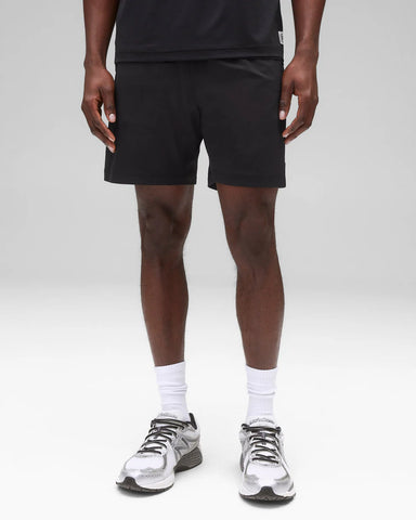 Reigning Champ 4-Way Stretch Nylon Standard Training Short 7” - Black