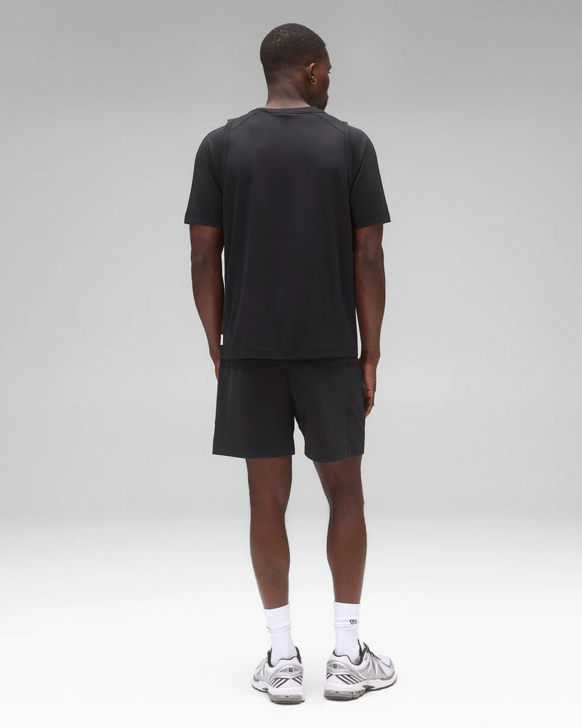 Reigning Champ 4-Way Stretch Nylon Standard Training Short 7” - Black
