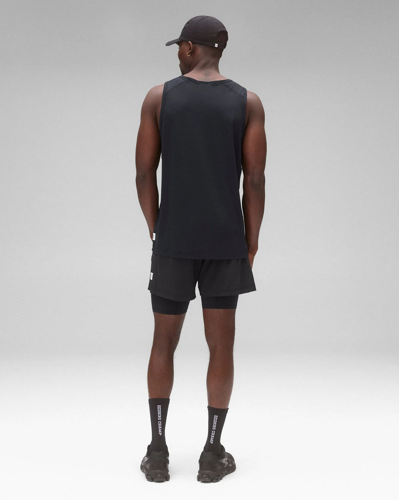 Reigning Champ 4-Way Stretch Nylon Combo Standard Training Short 5” - Black