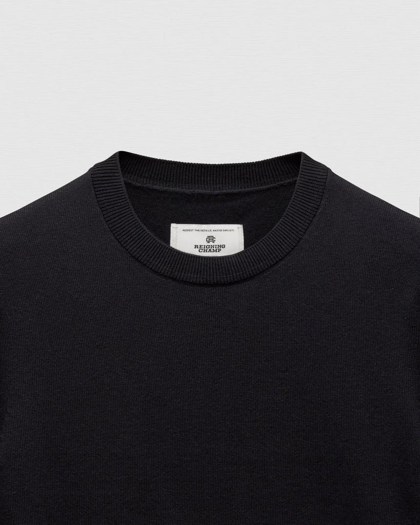 Reigning Champ Cotton Cashmere Riviera T-Shirt - Black