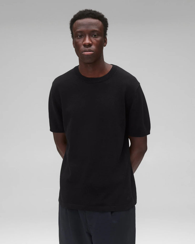 Reigning Champ Cotton Cashmere Riviera T-Shirt - Black