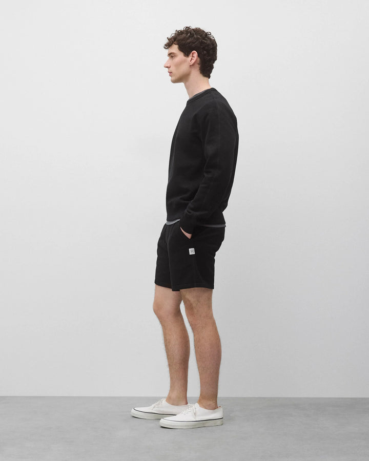 Reigning Champ Midweight Terry Standard Crewneck - Black