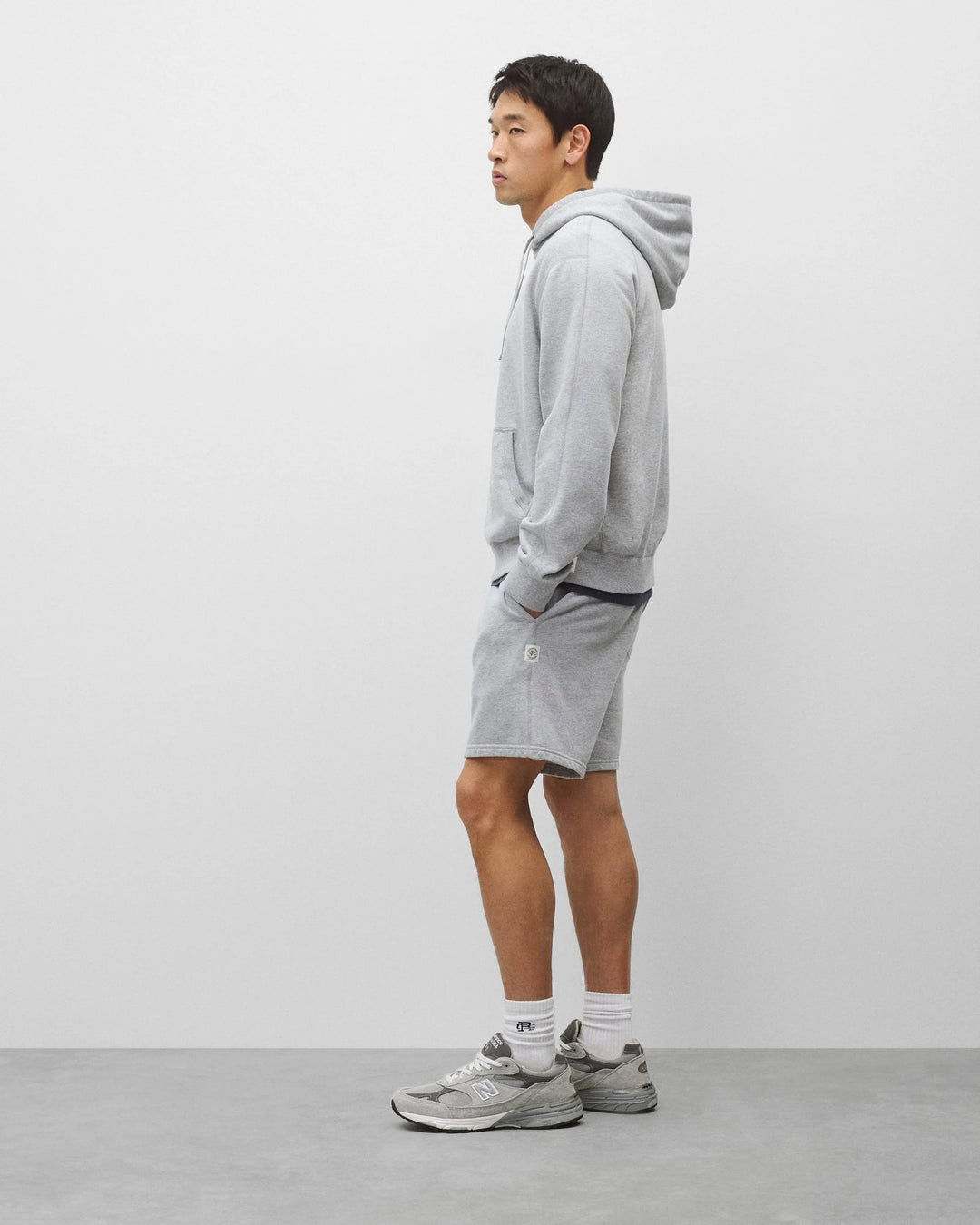 Reigning Champ Midweight Terry Standard Hoodie - Heather Grey