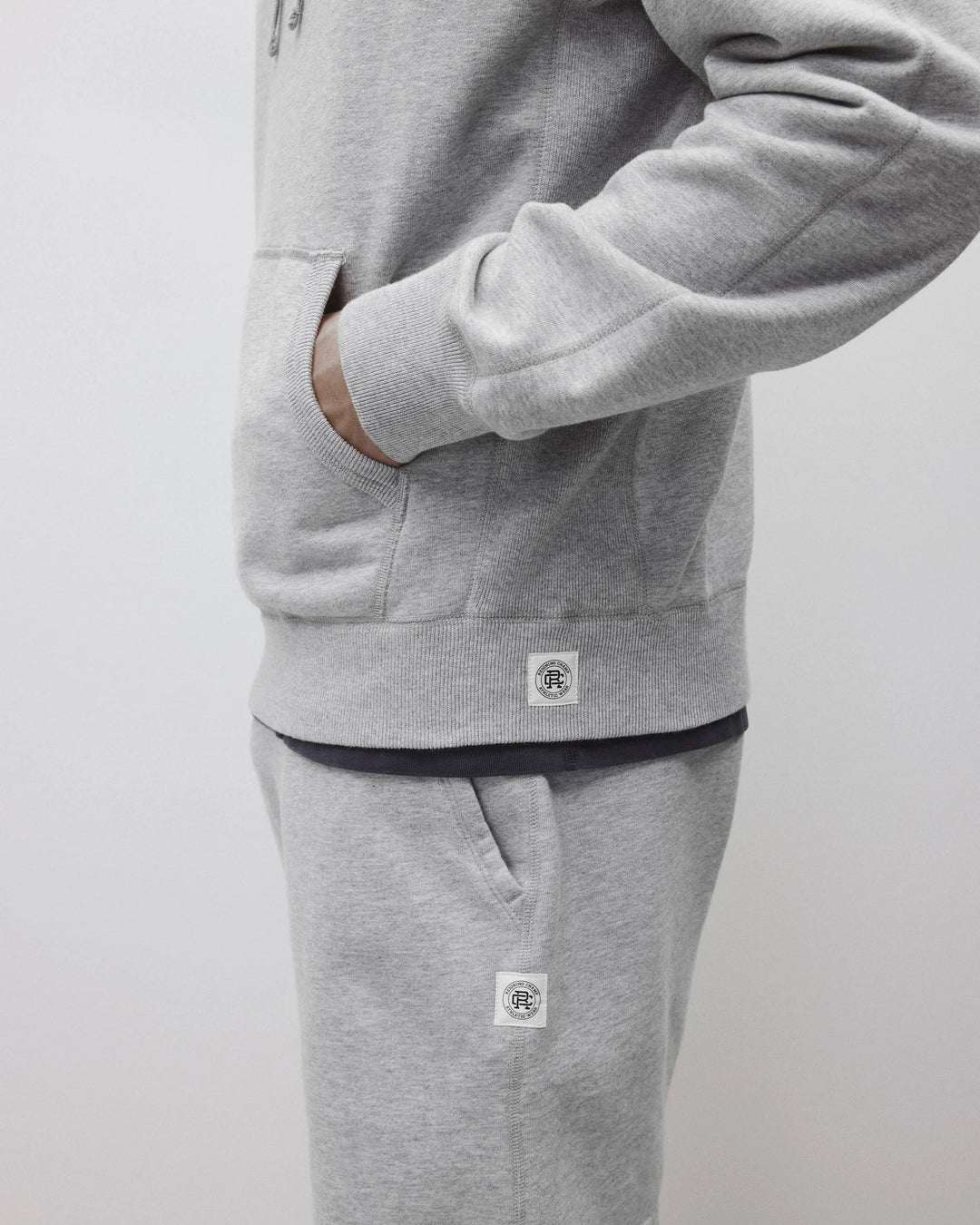 Reigning Champ Midweight Terry Standard Hoodie - Heather Grey