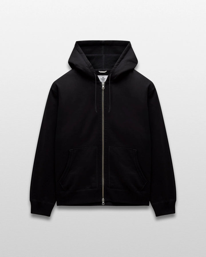 Reigning Champ Midweight Terry Standard Zip Hoodie - Black