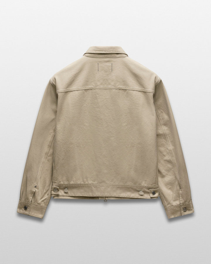 Reigning Champ - Cotton Canvas Grounds Jacket in Sand