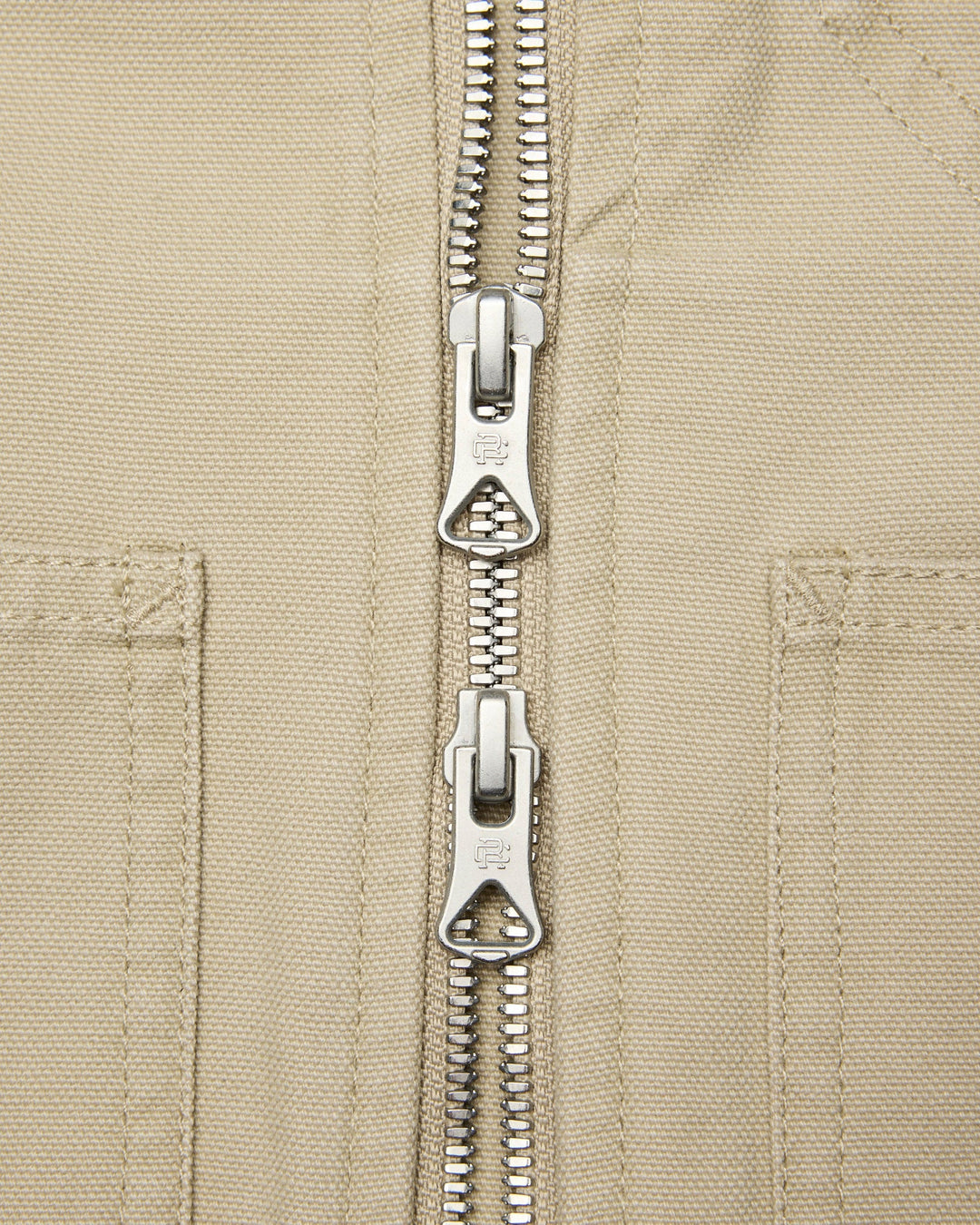 Reigning Champ - Cotton Canvas Grounds Jacket in Sand
