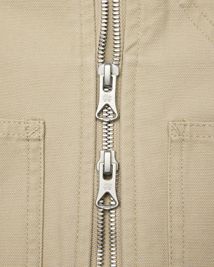 Reigning Champ - Cotton Canvas Grounds Jacket in Sand