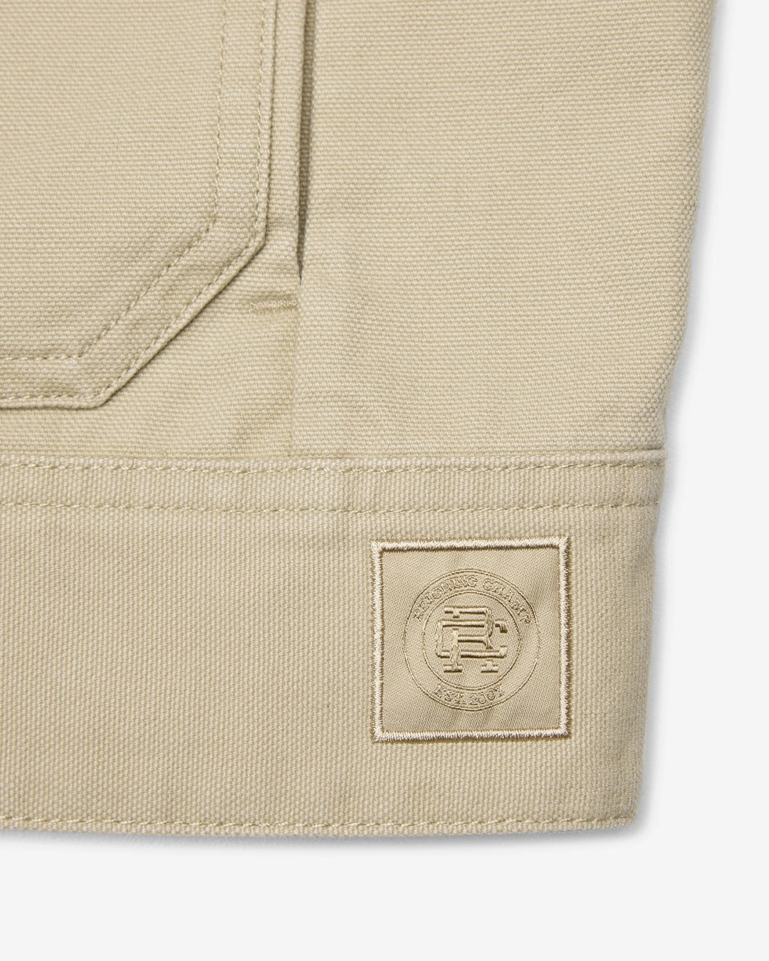 Reigning Champ Cotton Canvas Grounds Jacket - Sand