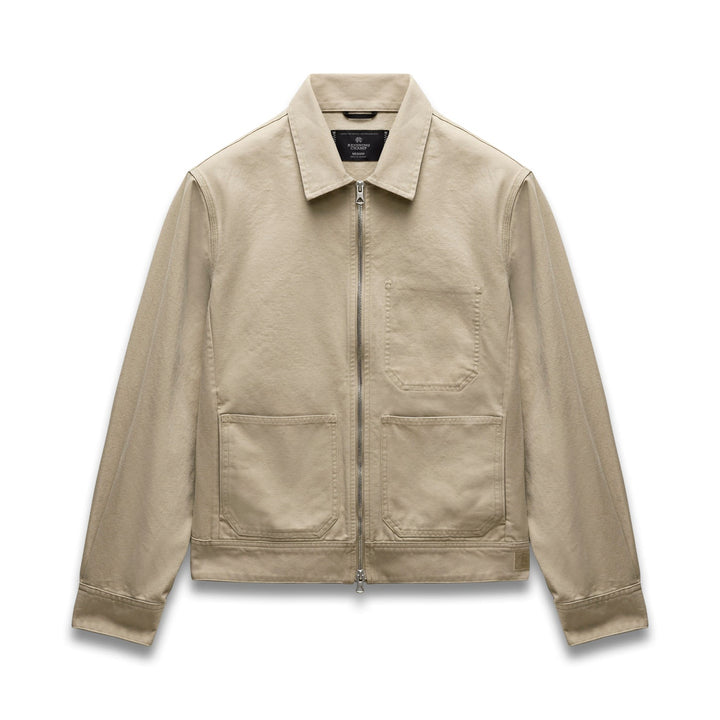 Reigning Champ Cotton Canvas Grounds Jacket - Sand