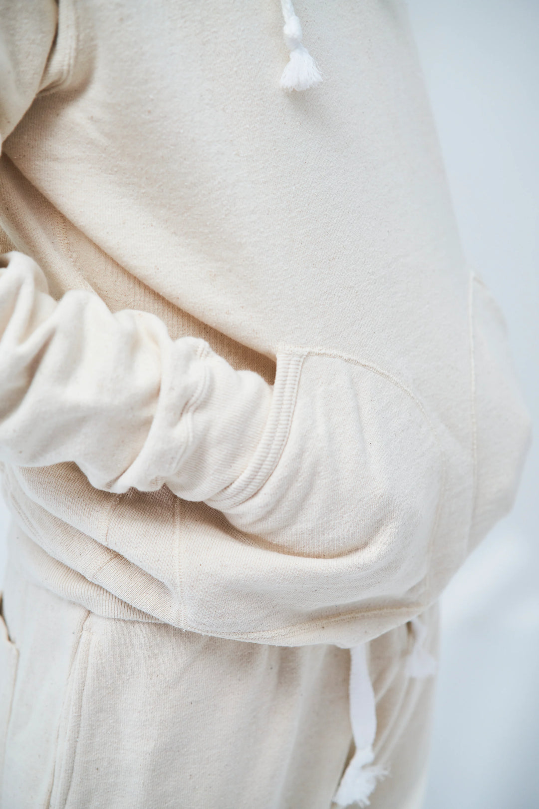 Samurai Japanese Cotton Made Sweat Hoodie - Natural [SWS-SC02]