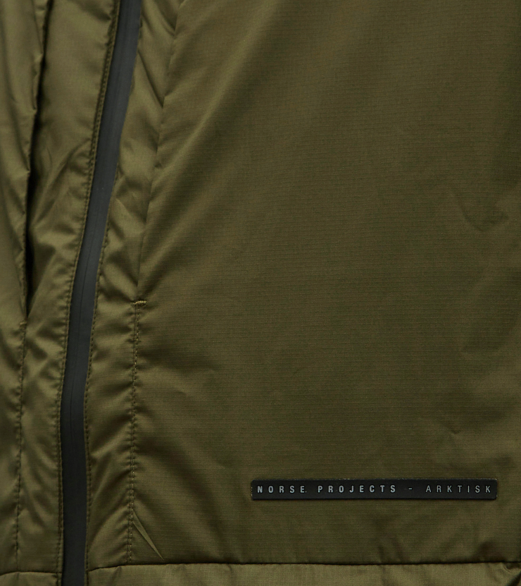 Norse Projects Asger Pertex Quantum Down Jacket - Army Green