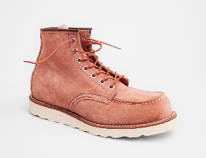 Red Wing Classic Moc Abilene Leather 8208 - Dusty Rose