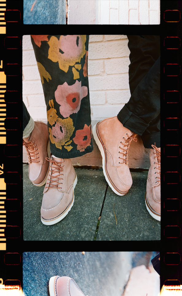 国内配送 RED WING WMNS 6' CLASSIC MOC DUSTY ROSE Red Wing Classic Moc Abilene Leather 8208 - Dusty Rose