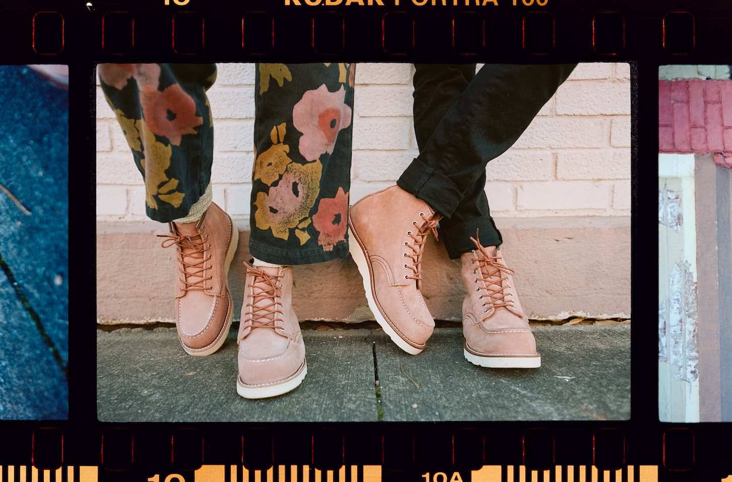 Red Wing Classic Moc Abilene Leather 8208 - Dusty Rose
