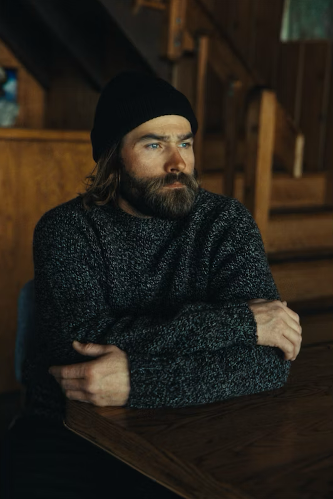 Filson Heritage 3 gauge Wool Sweater Brown Oat Marled Berkeley Supply