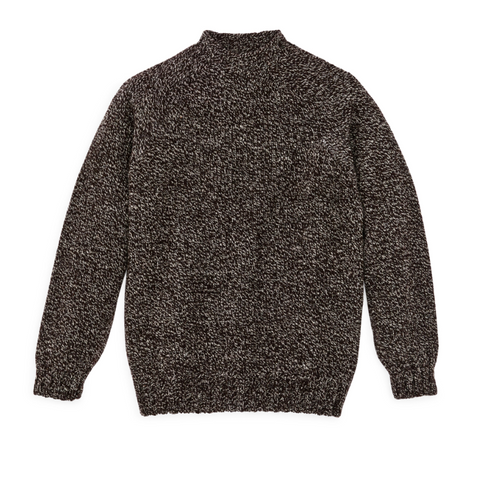 Filson Heritage 3-gauge Wool Sweater - Brown / Oat Marled