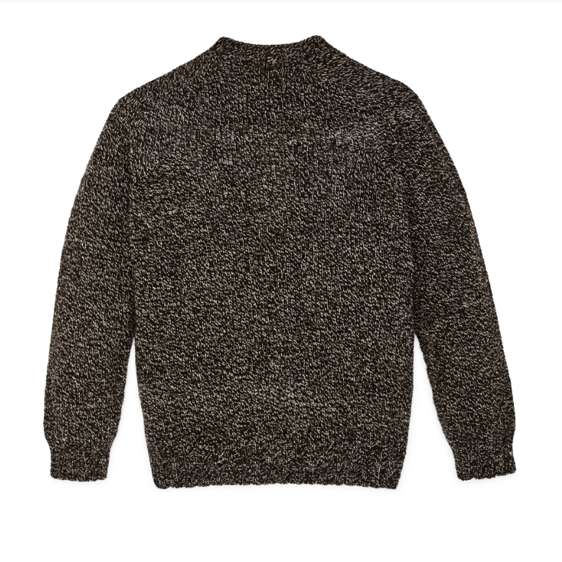 Filson Heritage 3-gauge Wool Sweater - Brown / Oat Marled