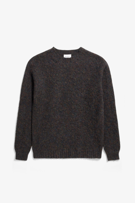 Norse Projects Birnir Brushed Lambswool - Black Multi