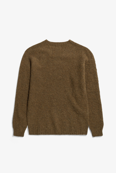 Norse Projects Birnir Brushed Lambswool - Dark Olive