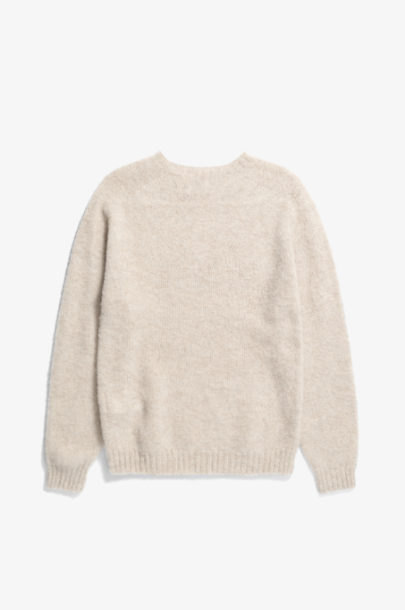 Norse Projects Birnir Brushed Lambswool - Oatmeal