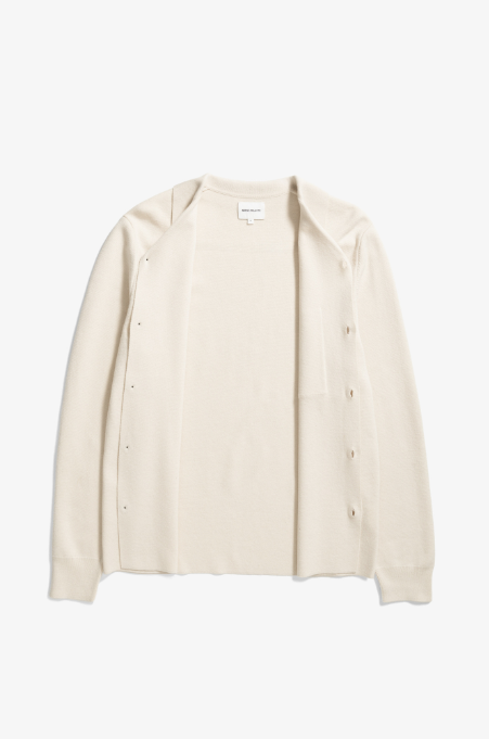 Norse Projects Nicolai Merino Cotton Milano Jacket - Enamel White