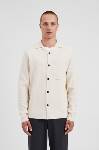 Norse Projects Nicolai Merino Cotton Milano Jacket - Enamel White