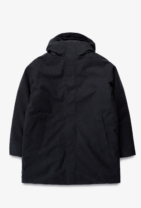 Norse Projects Rokkvi 6.0 Gore-Tex Wool Down Jacket - Charcoal Melange