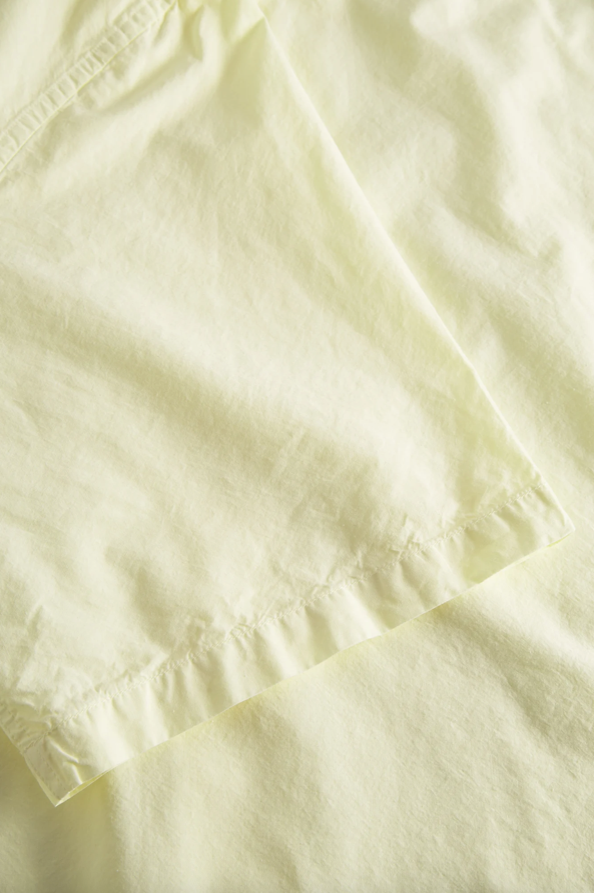 Norse Projects Carsten Cotton Tencel Shirt - Pale Yellow