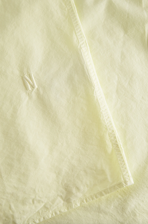 Norse Projects Carsten Cotton Tencel Shirt - Pale Yellow