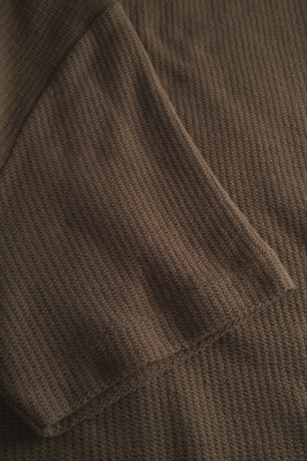 Norse Projects Gustav Crochet Jersey Shirt - Chestnut