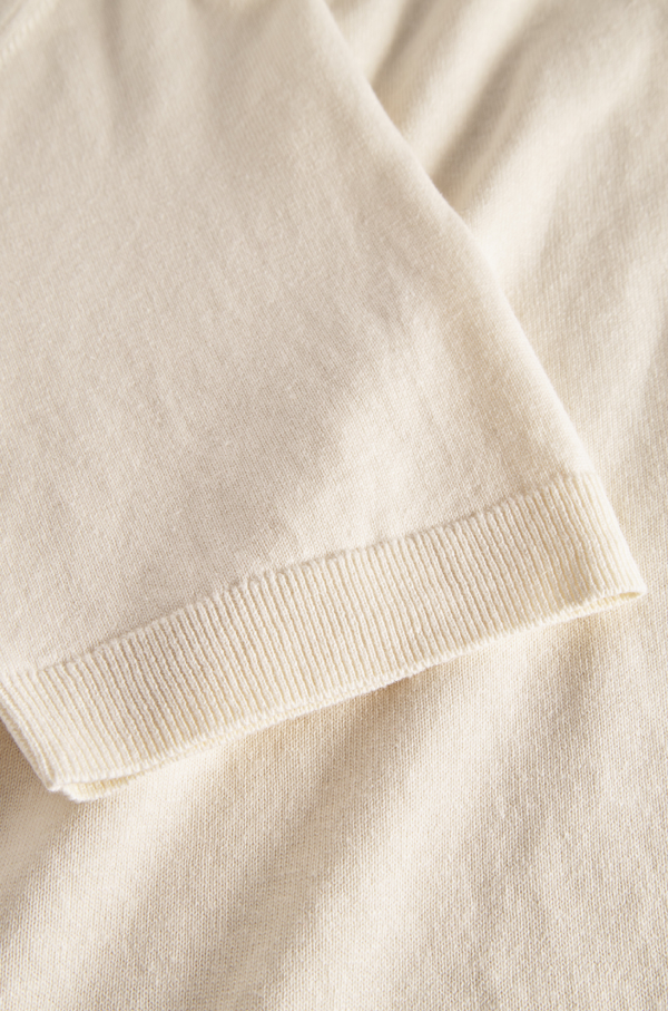 Norse Projects Leif Cotton Linen Polo - Kit White
