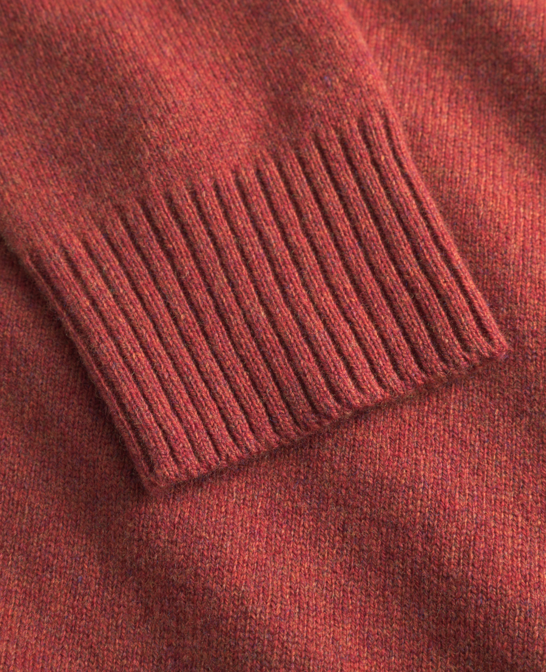 Norse Projects Standard Merino Lambswool Polo - Brick