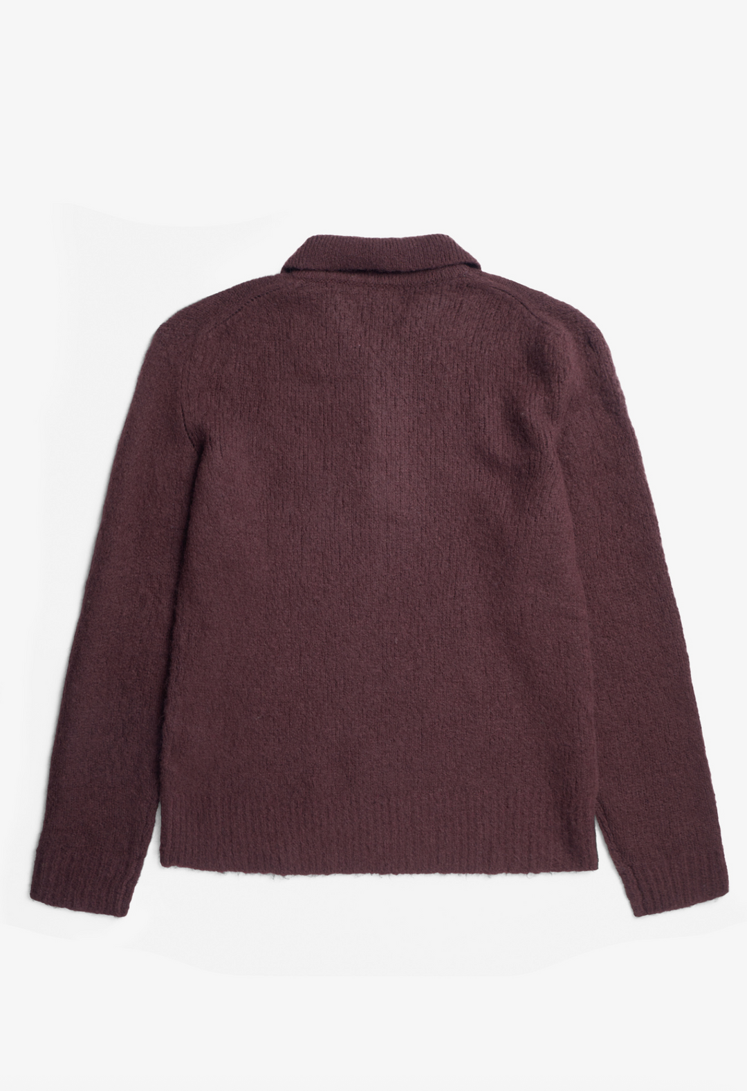 Norse Projects Rasmus Relaxed Brushed Polo - Mahogany