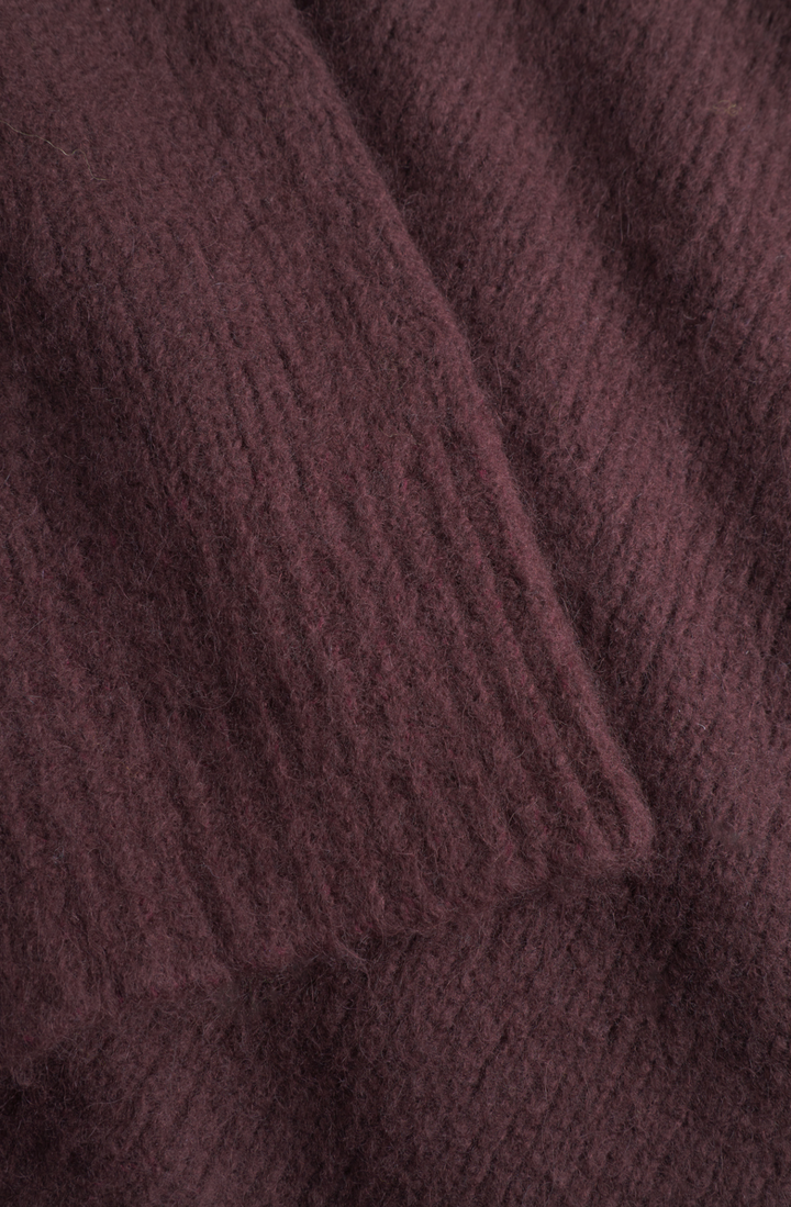 Norse Projects Rasmus Relaxed Brushed Polo - Mahogany