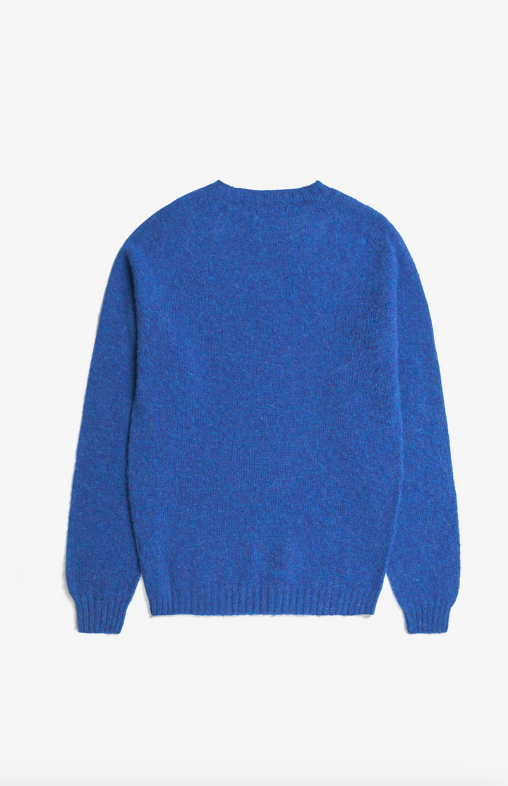 Norse Projects Birnir Brushed Lambswool - Estate Blue