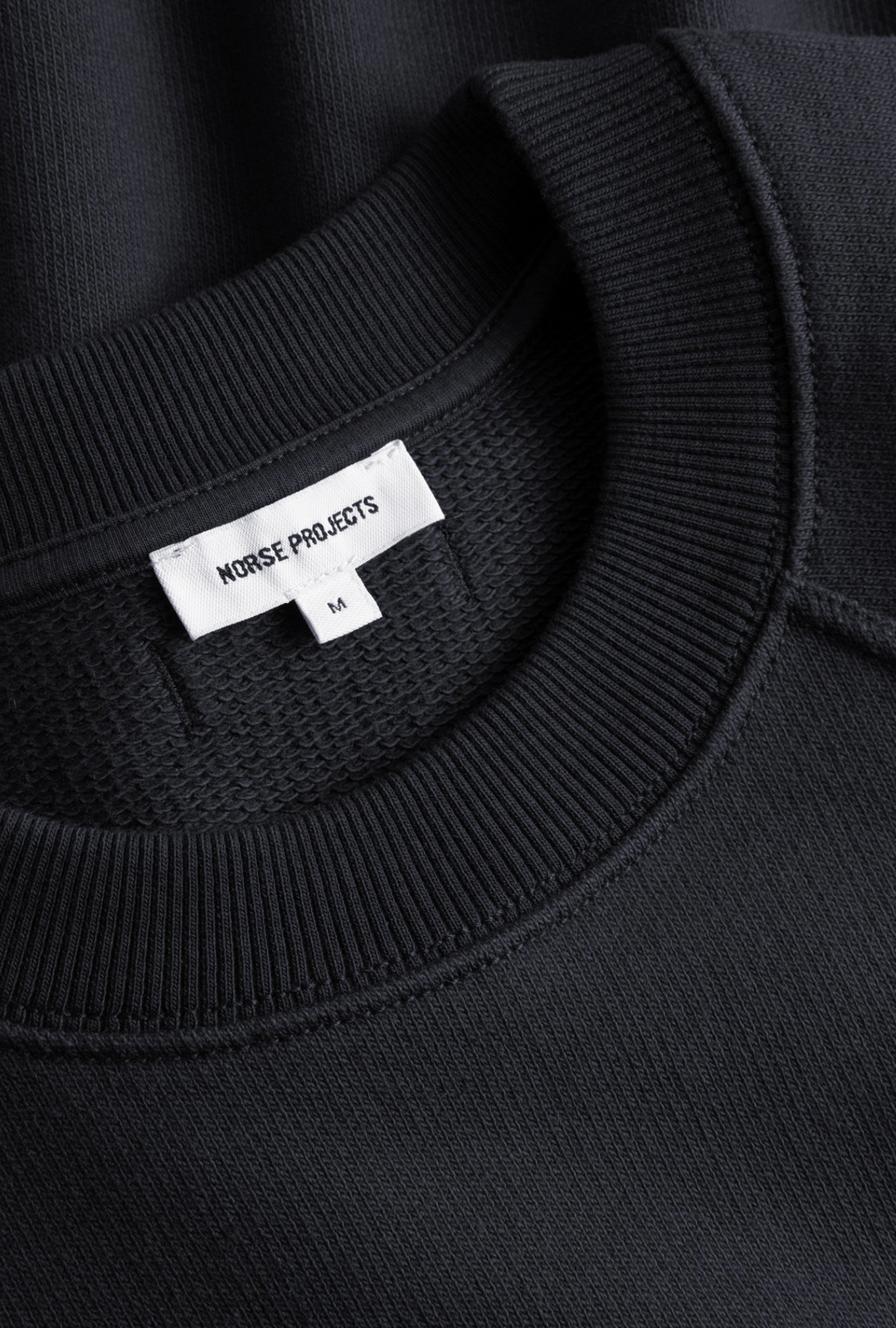 Norse Projects Tyr Relaxed Organic Loopback Raglan Crew - Dark Navy
