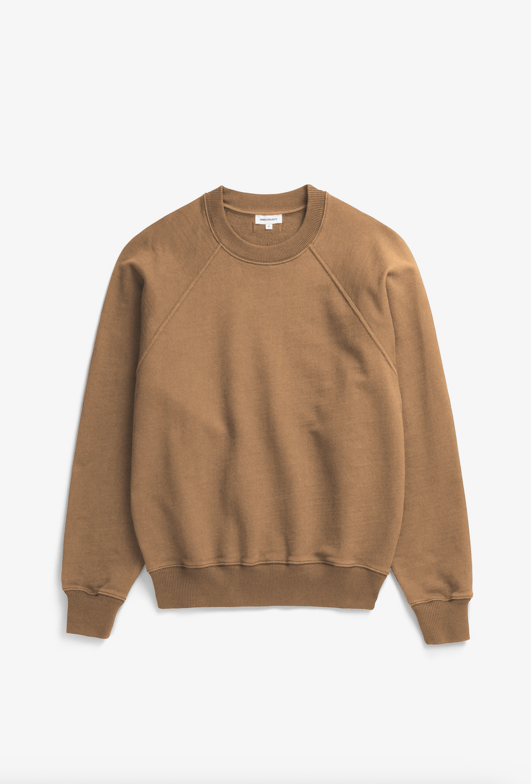 Norse Projects Tyr Relaxed Organic Loopback Raglan Crew - Oak