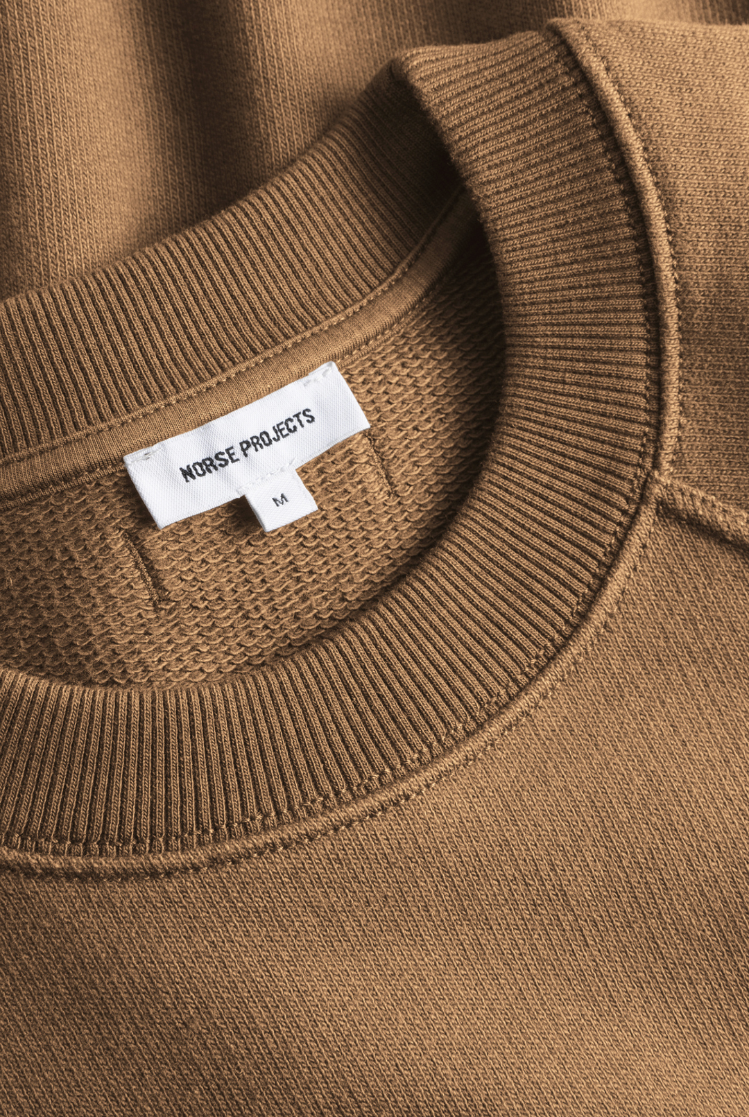Norse Projects Tyr Relaxed Organic Loopback Raglan Crew - Oak