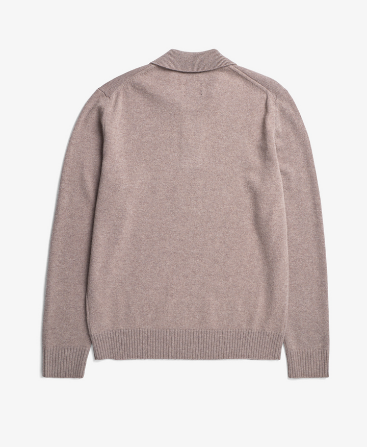 Norse Projects Standard Merino Lambswool Polo - Clay