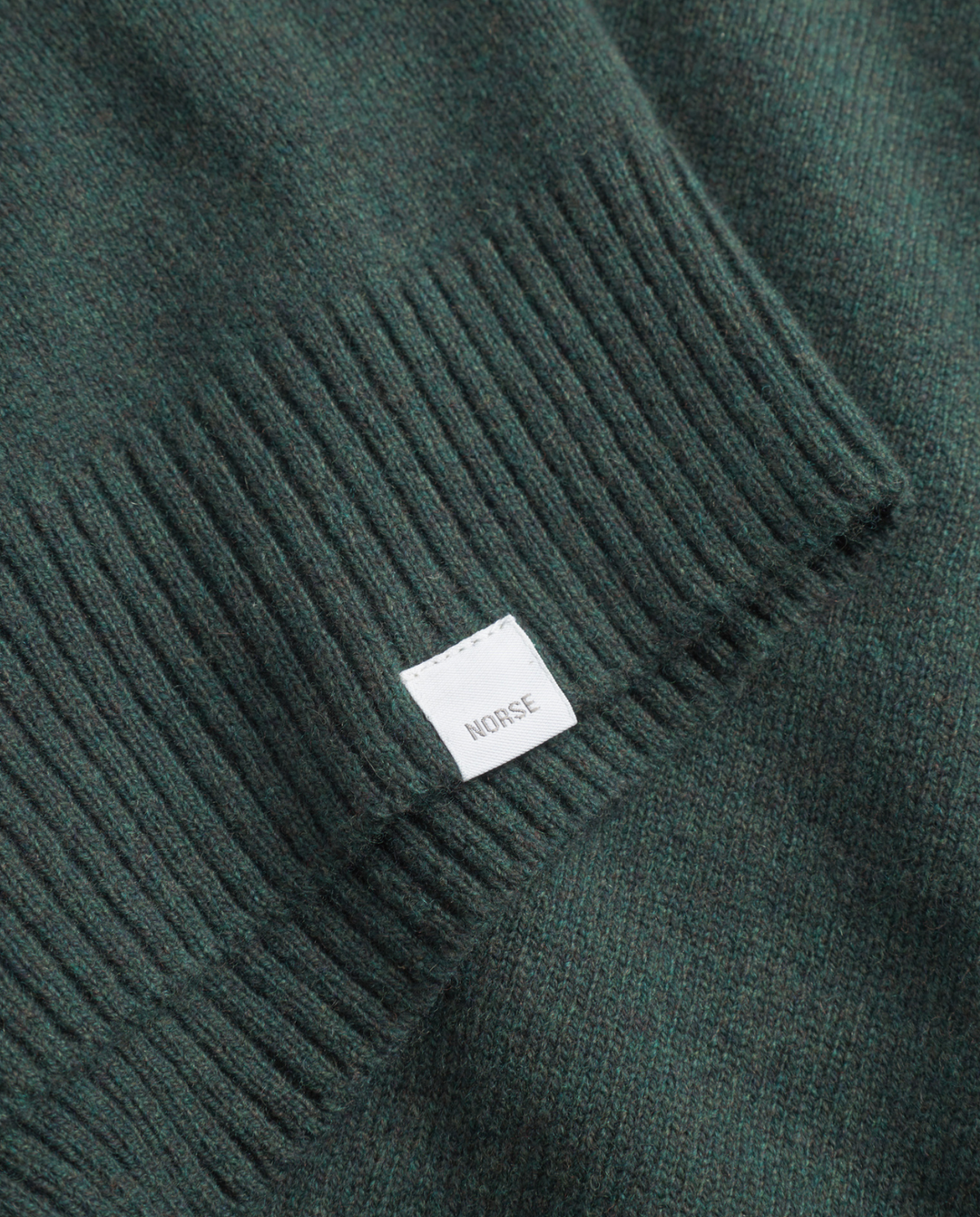 Norse Projects Standard Merino Lambswool Polo - Forrest