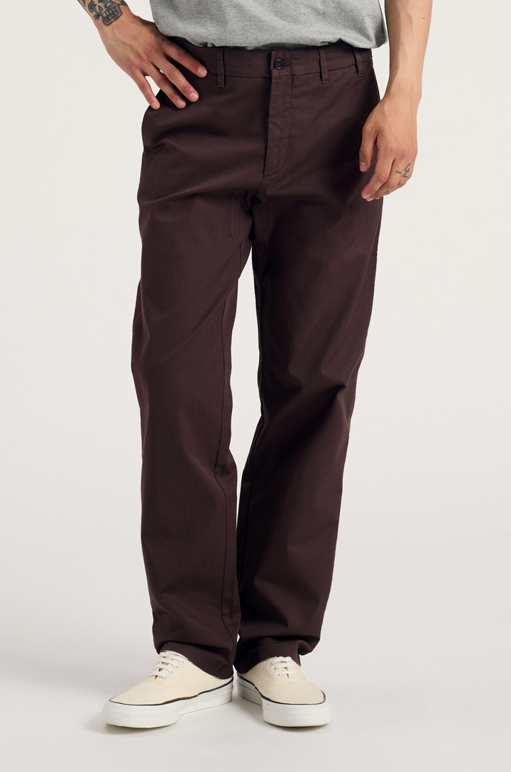 Norse Projects Standard Wide Chino - Seal Brown