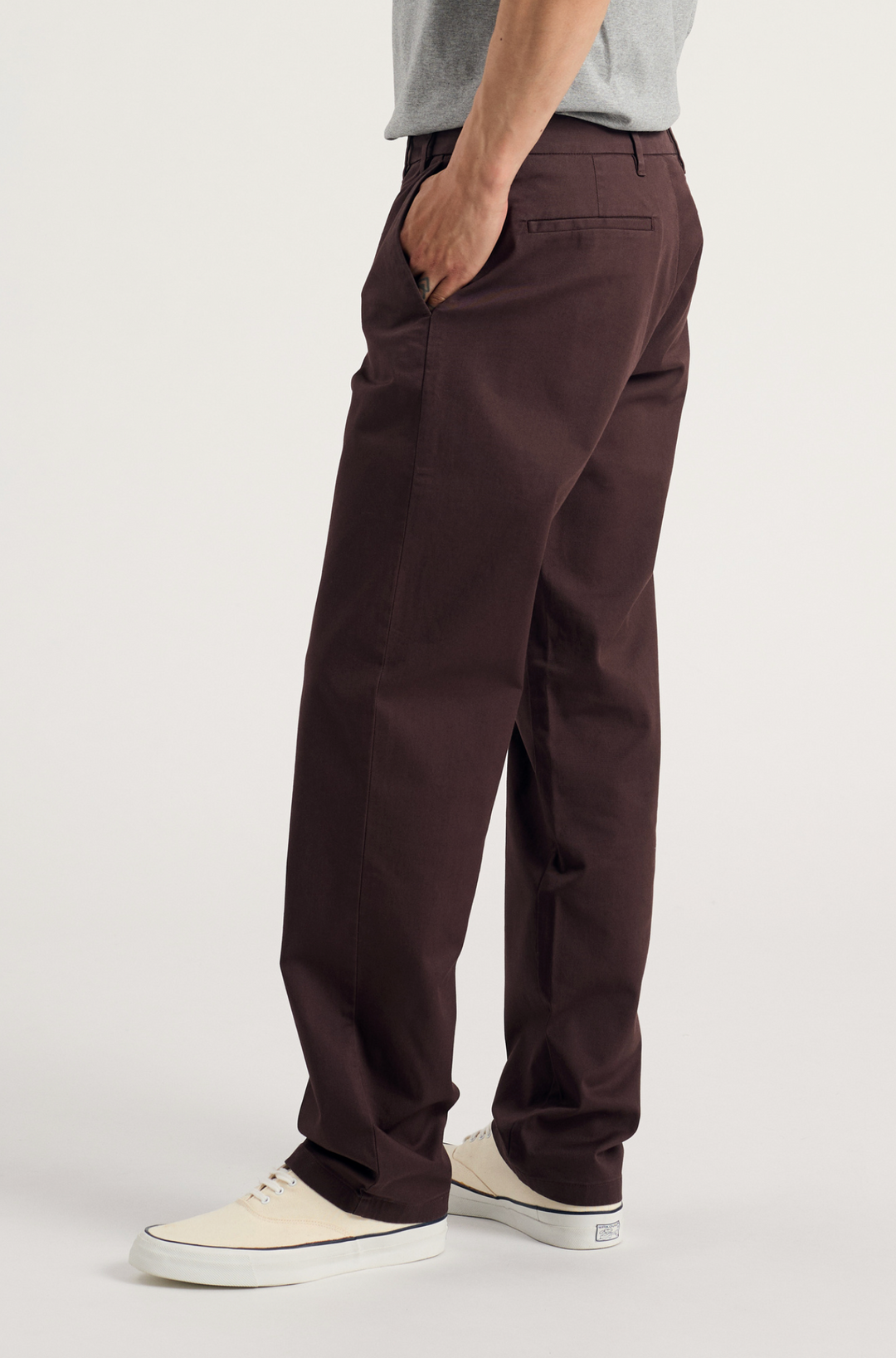 Norse Projects Standard Wide Chino - Seal Brown