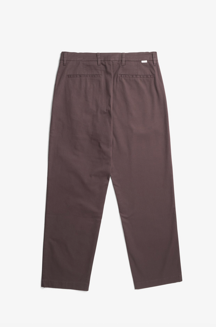 Norse Projects Standard Wide Chino - Seal Brown
